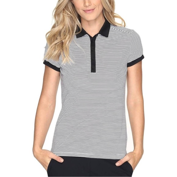 NIKE Victory Golf Stripe Polo Polo Shirt - Picture 8 of 11